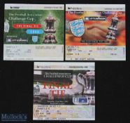 Tickets: 1996, 1997, 1999 FAC final match tickets; good. (3)