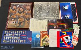 Football memorabilia to include 22 1/2
