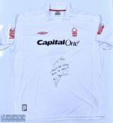 Nottingham Forest 2004/05 (Signed) Dawson No 5 match issue away football shirt signed and
