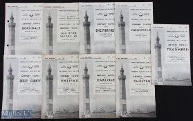 1955/56 Grimsby Town home match programmes Chester, Tranmere Rovers, Carlisle Utd, Halifax Town,