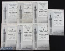 1956/57 Grimsby Town home match programmes Port Vale, Sheffield Utd, Huddersfield Town, Lincoln