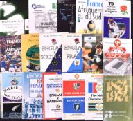 International Rugby Programme 'Specials' Bundle (17): To inc France v SA 1996 Paris & 1997 Bordeaux;