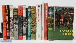 Rugby Books, British Lions Interest (14): 59: Lions Down Under, Jenkins; 68 Lions, Reason; 71: