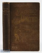 1931/32 Sheffield United Football Programmes Bound Volume with decorative cloth covers, good tight