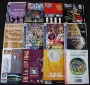 Selection of FAC finals/semi-final match programmes to include 1997 Chelsea v Middlesbrough (+ FA