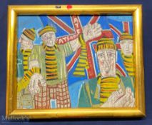 1979 Hopkinson John Original Art Watford, At Last they're got something to shout about, signed and