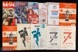 Wigan Summer Sevens R League Programmes (11): Some programmes from this seasonal event between