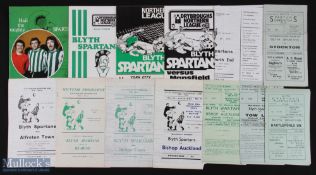 Collection of Blyth Spartans FC homes 1956/57 Hartlepools Utd (FAC) 1957/58 Whitley Bay Athletic,