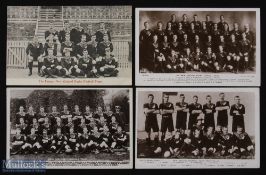 1905 Original NZ All Blacks Rugby Postcards (4): The thoroughly deserving much photographed, much