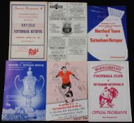 Tottenham Hotspur away football programmes (6) to incl 62/63 Enfield, 64/65 Leytonstone, 79/80