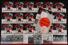 Selection of Manchester Utd homes 1958/59 Chelsea, Nottingham Forest, Blackburn Rovers (includes