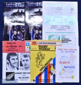 Tour Match Rugby Programmes etc in NZ & SA (6): 1961 Waikato v France; 1970 Wellington v Queensland;