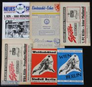 Selection of football programmes 1955/56 Berlin Select XI v Wien Select XI 1 May 1956, 1959/60