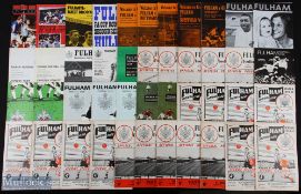 Selection of Fulham home programmes 1944/45 QPR (ph), 1946/47 Newcastle Utd., 1947/48 Blackpool (