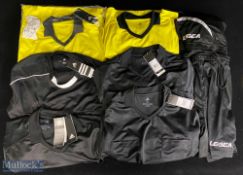 A selection of Football Referee Tops, Vests, Shorts, some are unused with original tags all are