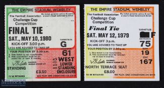 Tickets: 1979 & 1980 FAC final match tickets; good. (2)