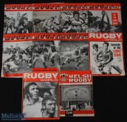 1961-73 Rugby World etc Magazine Selection (10): To inc the very first issue with Colin Meads, Oct