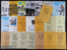 Collection of Basingstoke Town FC home programmes 1953/54 Eastleigh Spartans (Div. 3 East), 1956/