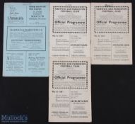 Pre-war Harwich & Parkeston home programmes v 1934/1935 Severalls Athletic (Amateur Cup), 1936/