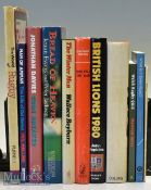 1960s-1990s Rugby Book Selection (11): Nice collection, to include the stories of George Nepia, JPR,