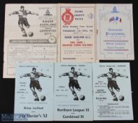 Selection of Bishop Auckland home programmes 1947/48 Stade Francais (friendly souvenir), 1948/49