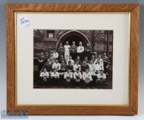 Victorian Rugby School Joint Rugby Team Photograph: Original image with newer frame, 17