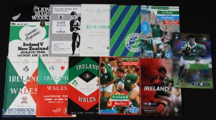 1954-2004 Ireland Mostly Home Rugby Programmes (10): v Scotland 1954, 1978 & 1992; v Wales 1960 (