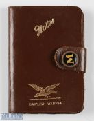 Tiny 'Autograph' Notebook with 50s/60s Rugby Stars: A v small leatherette bound slip-in book with