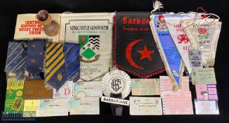 RFU Centenary History & Other Rugby Ephemera (Qty): Good copy with d/j and plastic wrappers of the