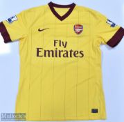 Arsenal 2010/11 (Signed) Ramsey No 16 away football shirt autographed to the rear, Premier League