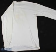 Amended Description - England official player training shirt, colour white, long sleeved, no.4