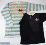 AMENDED DESCRIPTION Rare 1960s T Bedford's Varsity Rugby Match Jerseys (2): Magnificent chance to