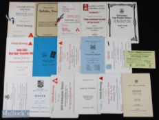 Rugby Dinner Menus, Invites, Tickets etc, Wales & Beyond (17): Fine clean collection of
