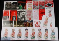 Liverpool FC memorabilia to include Bill Shankly b&w photos (4, handshakes with players at