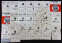 Selection of Dorchester Town home programmes to include 1950/51 Weymouth, 1952/53 Weymouth,