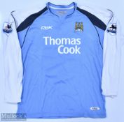 Manchester City 2006/07 (Signed) Sinclair No 28 match issue home football shirt signed to the