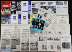 Collection of Bath City home match programmes to include 1949/50 Gloucester City, 1952/53 Stonehouse