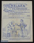 Pre-war 1933/1934 Chelsea v Portsmouth Div.1 match programme 2 April 1934; folds, fair at best. (1)