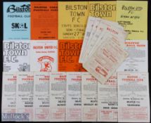 Selection of Bilston FC home programmes 1949/50 Atherstone, 1955/56 Hinckley, 1957/58 Shrewsbury