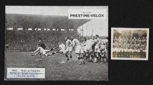 1929/1947 French Rugby Photographs (2): A giant postcard style shot (Editions