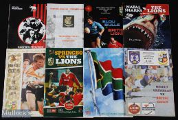 1997 British & I Lions to S Africa Rugby Programmes (8): v Eastern Province, Mpumlanga, N Transvaal,