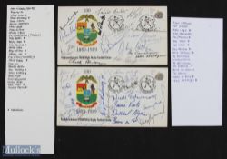 1989 Signed Transvaal Rugby Union Centenary First Day Covers 'A' (2): VG covers with 44