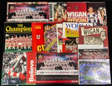 Wigan R League Calendars & Posters Collection (c.25): Great colourful selection of 10 large glossy