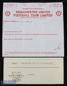 An unusual United item for auction: 1979 Manchester Utd ordinary share certificate dated 4 June