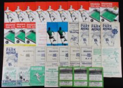Selection of Bradford Park Avenue home match programmes to include 1948/49 Bury, 1949/50 Swansea