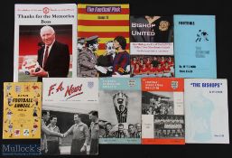 Selection of football memorabilia FA bulletin April 1956 (Bishop Auckland to cover, Derek Lewin