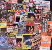 Collection of Manchester Utd away match programmes 1980/81 aways (24) plus Widzew (UEFA), Celtic (