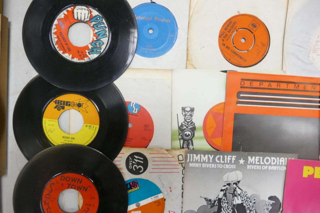 A collection of 1970's & 80 Dance Hall, Reggae, Alternative & Pop 7" singles including labels, - Image 11 of 35