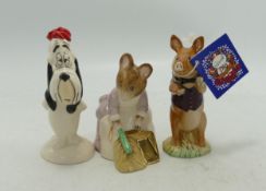 John Beswick Limited Edition UKI Figure Droopy, Beswick Pig Promenade figure James & Beatrix