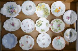 A collection of Shelley Items to include pin trays in various shapes & designs(14)